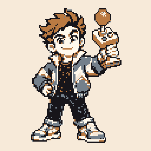 Arcade Champion with Tomodachi palette