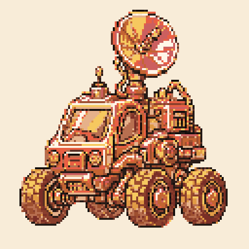 Brass Moon Rover with Ember palette