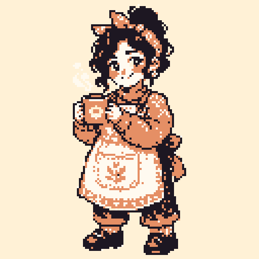Cafe Barista with Dawn palette