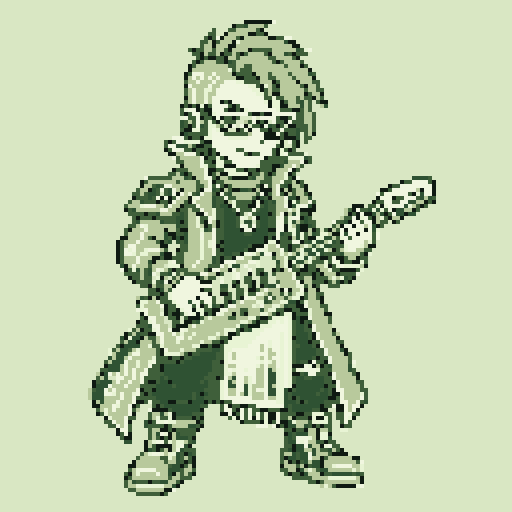 Cyber Bard with Game Boy palette