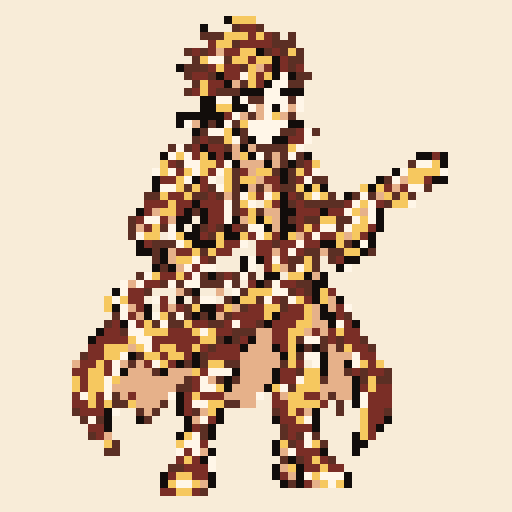 Cyber Bard with Ember palette