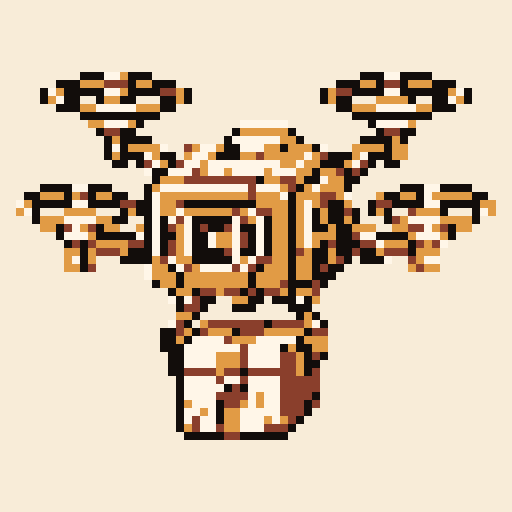 Delivery Drone with Ember palette