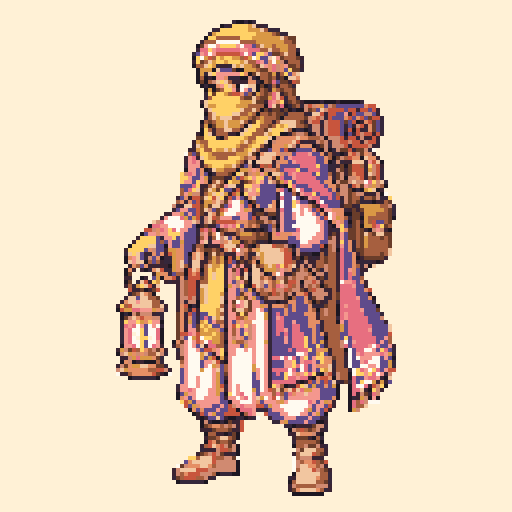 Desert Lantern Nomad with Dawn palette