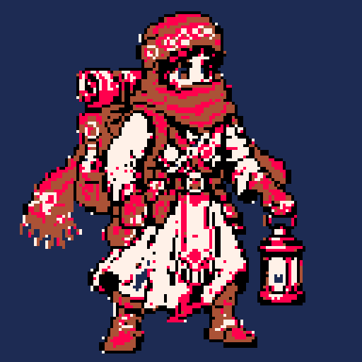 Desert Nomad with PICO-8 palette