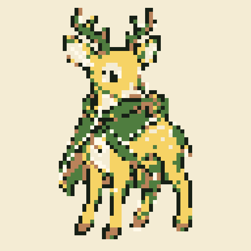 Forest Deer Scout with Forest palette