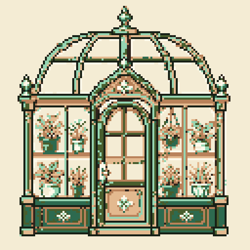 Greenhouse with Forest palette