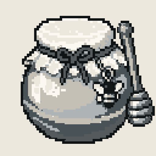 Honey Jar with Mono palette