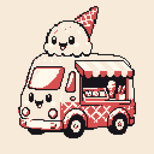 Ice Cream Van with Tomodachi palette