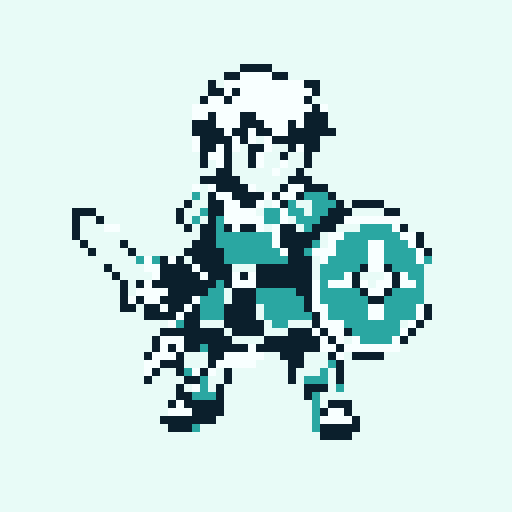 Knight Squire with Ocean palette