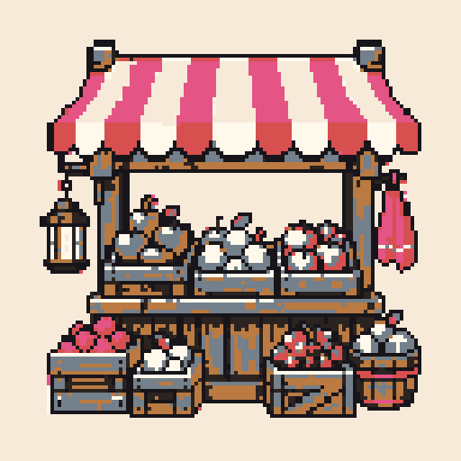 Market Stall with Tomodachi palette