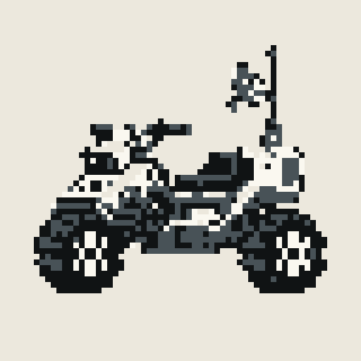 Moon Rover Bike with Mono palette