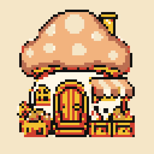Mushroom Shop with NES palette