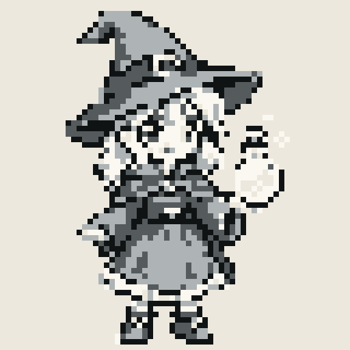 Potion Witch with Mono palette
