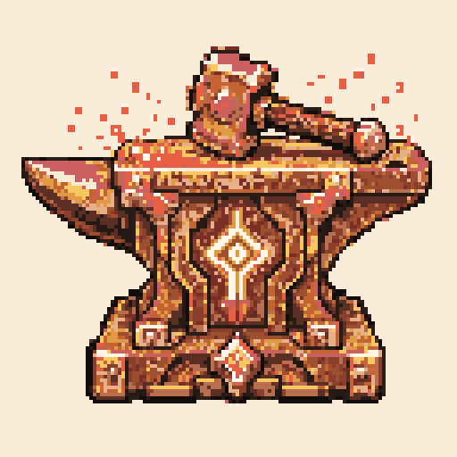 Rune Blacksmith Anvil with Ember palette