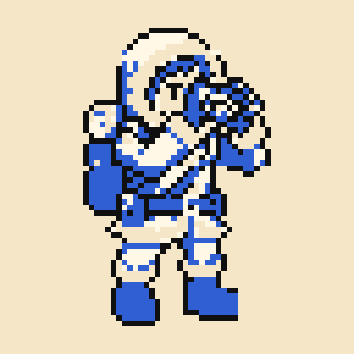 Snow Ranger with NES palette