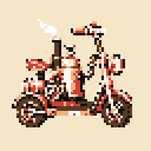 Steam Scooter with NES palette